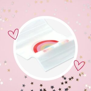 🦄 Sacs refermables motif "arc-en-ciel"