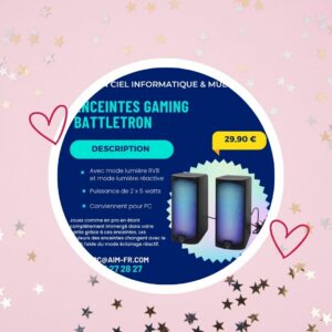 🦄 Enceintes gaming Battletron