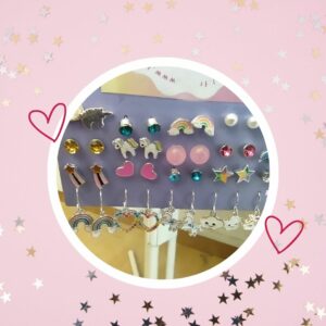 🦄 Boucles Clous d'Oreilles Fantaisies pour enfants