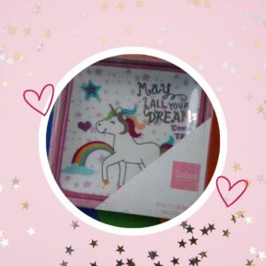 🦄 Petite assiette carrée Licorne