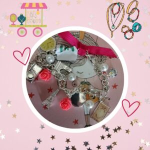 🦄 Bracelets Fantaisies, en métal argenté avec breloques !