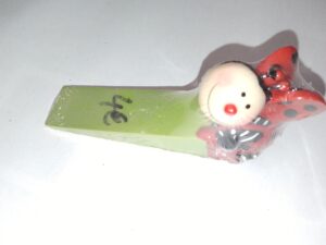 🦄 Bloque Porte ou Cale Porte en forme d'Animaux (coccinelle, chat, abeille, ours) - Coccinelle