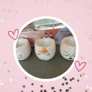 🦄 Coquetiers "Thème Licorne" (lot de 3 coquetiers)