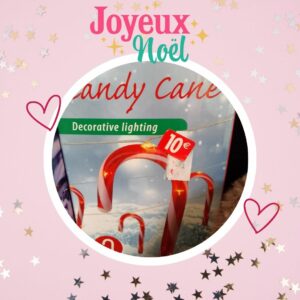 🦄 Guirlande Lumineuse "Candy Cane"