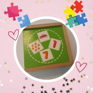 🦄 Jeu Memory en bois pour enfants !