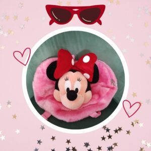 🦄 SAC A DOS MINNIE (rose forme coeur)