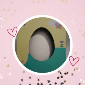 🦄 Kit Créatif pour enfant : Œuf de Pâques en plâtre à peindre !