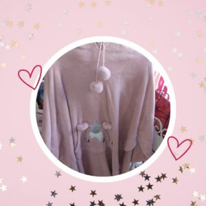 🦄 Poncho LICORNE Rose (M ou L)