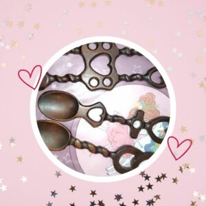 🦄Cuillères d'Amour (Bois) Celtique (sculptées à la main)= LOVE SPOON vintage