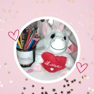 🦄 Peluche "Licorne" LOVE