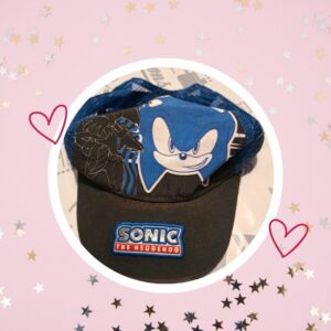 🦄 Casquette "SUPER MARIO" ou "SONIC" (modèle au choix) - SONIC
