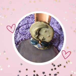 🦄 Porte encens en bambou avec socle en pierre (OCCASION🏷️)