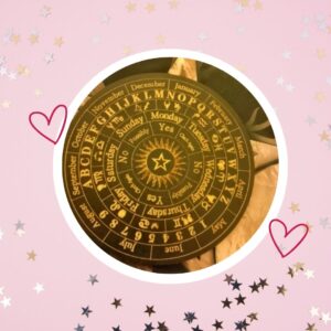 🦄 Planche de divination en bois (spécial pendule)