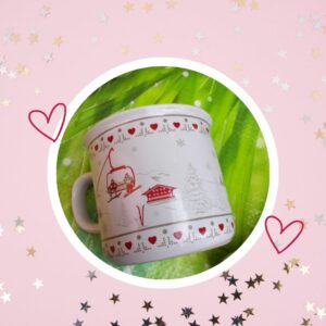 🦄 Mug en porcelaine "Ski et Hiver"